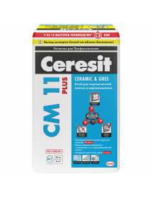 Церезит (Ceresit) СМ 11 плиточный клей, 25кг (48шт)