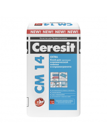 Церезит (Ceresit) СМ14 Extra клей для плитки и керамогранита, 25 кг (48м/под)