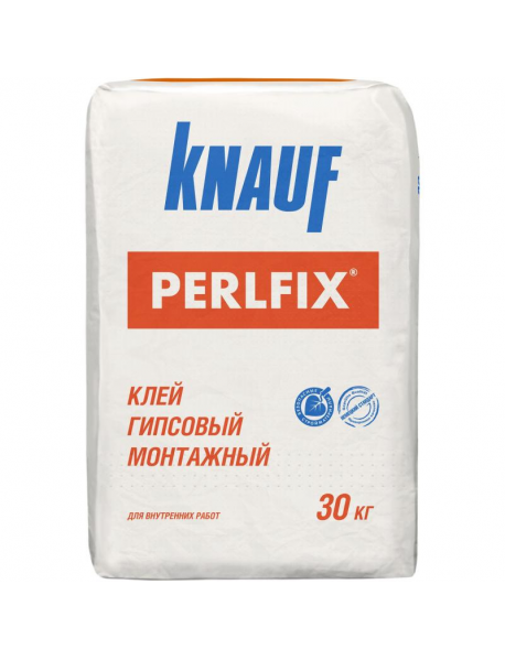 Кнауф Клей гипсовый  Перлфикс для ПГП 30кг (40меш/под)