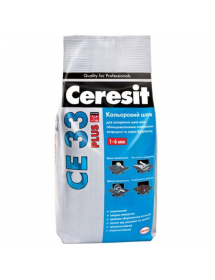 Церезит (Ceresit) CE 33 Затирка Светло Серый, 2 кг