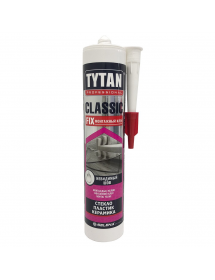 Клей монтажный  Tytan Classic Fix прозрачный 310 мл (жидкие гвозди) Титан